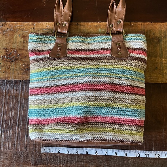 Bohemian Style Multicolored Handbag Zipper Closure - Picture 6 of 6